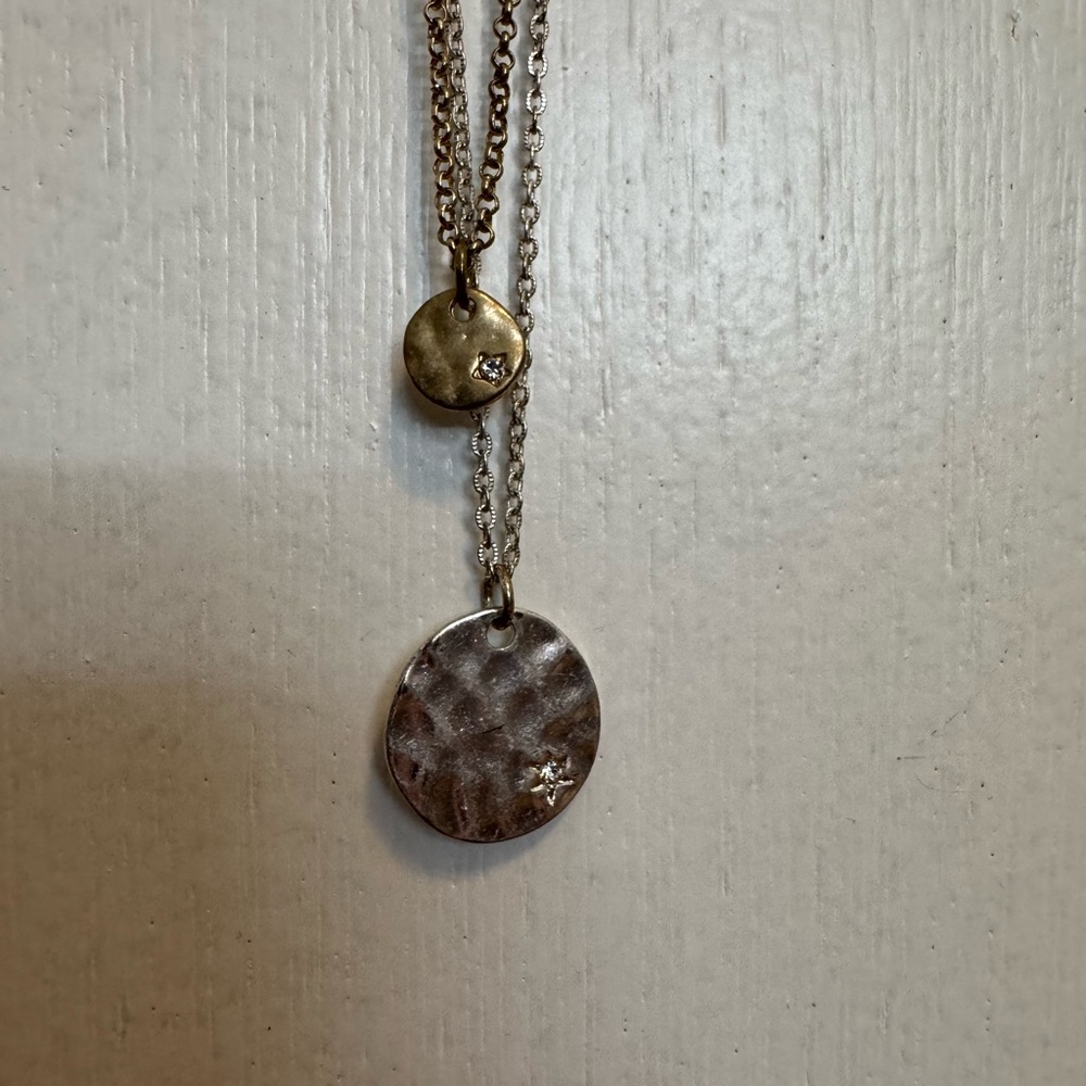 Brighton Gold and Silver Pendant Necklace